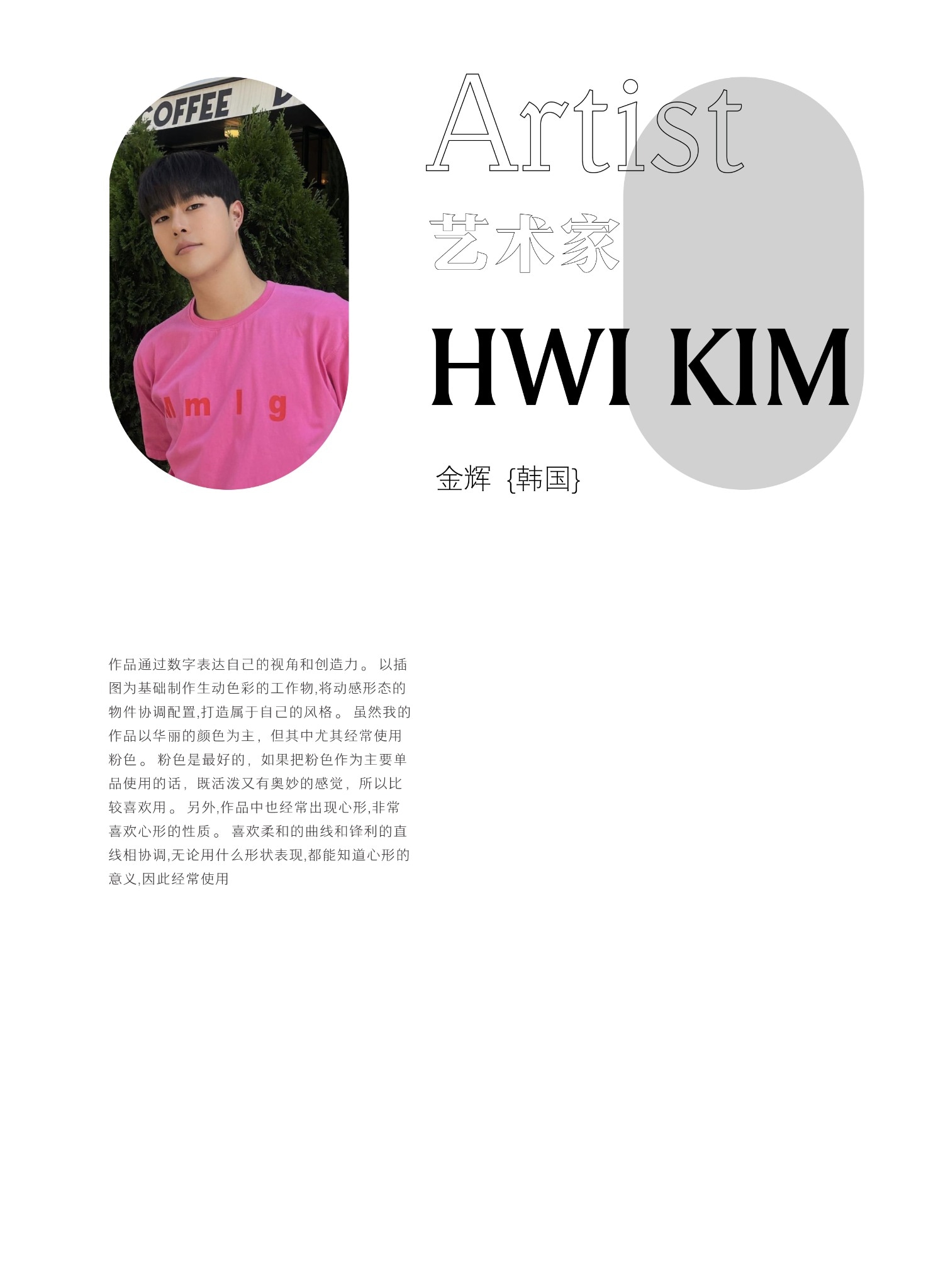 HWI KIM full biography